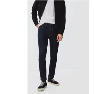 Everlane Mens The Organic‎ Cotton Slim-Fit Jean in Dark Indigo Size 34 x 30